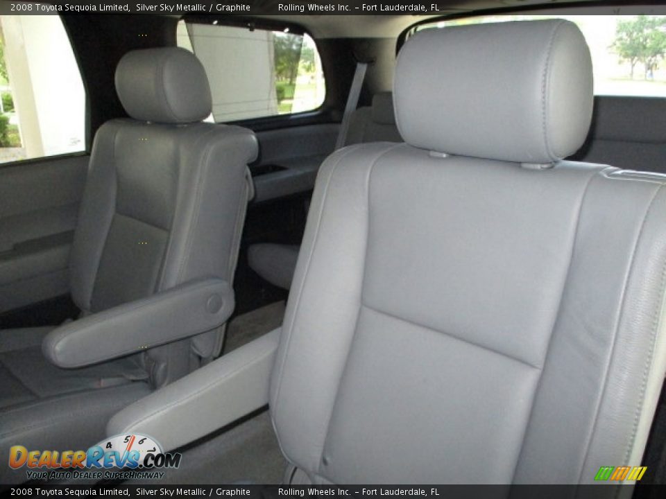 2008 Toyota Sequoia Limited Silver Sky Metallic / Graphite Photo #16
