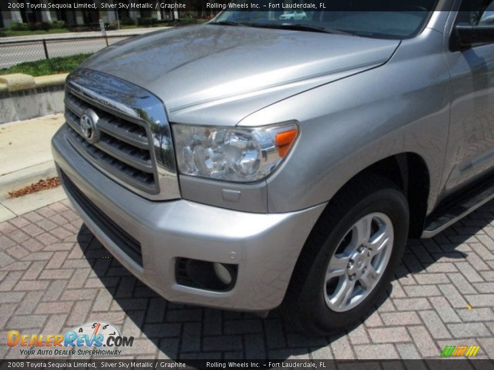 2008 Toyota Sequoia Limited Silver Sky Metallic / Graphite Photo #17