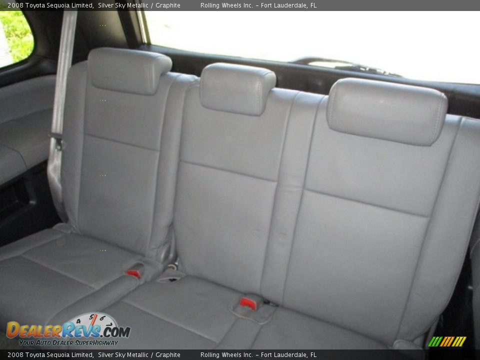 2008 Toyota Sequoia Limited Silver Sky Metallic / Graphite Photo #18