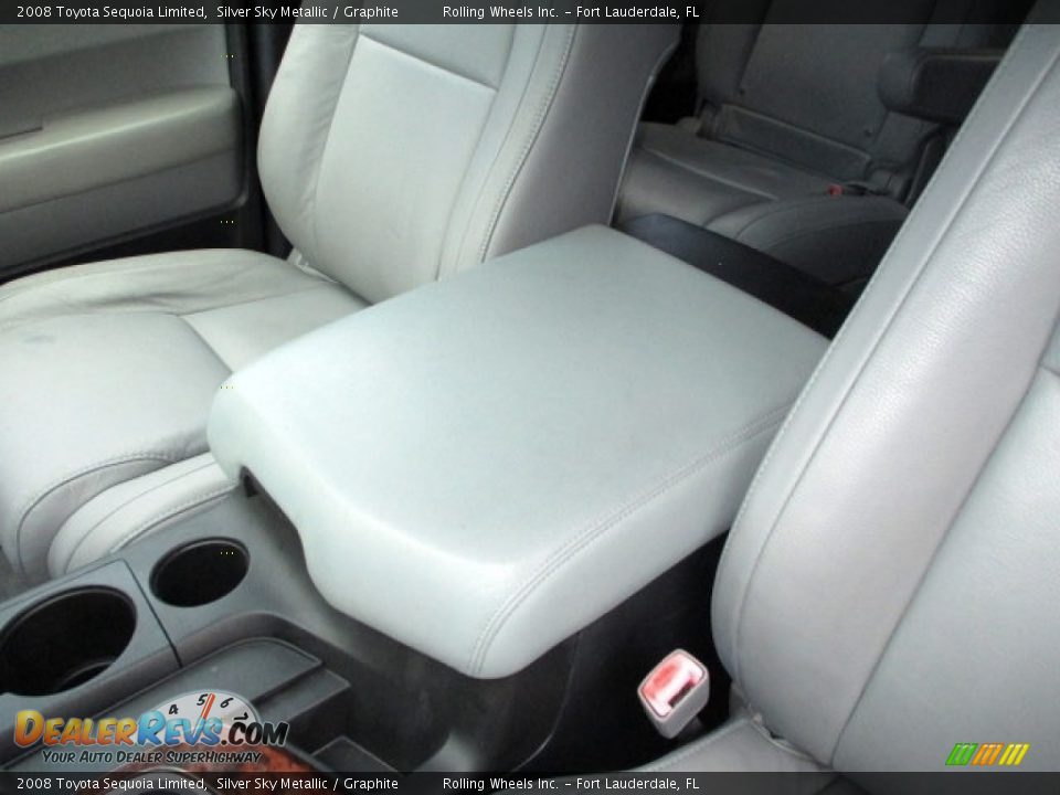 2008 Toyota Sequoia Limited Silver Sky Metallic / Graphite Photo #24