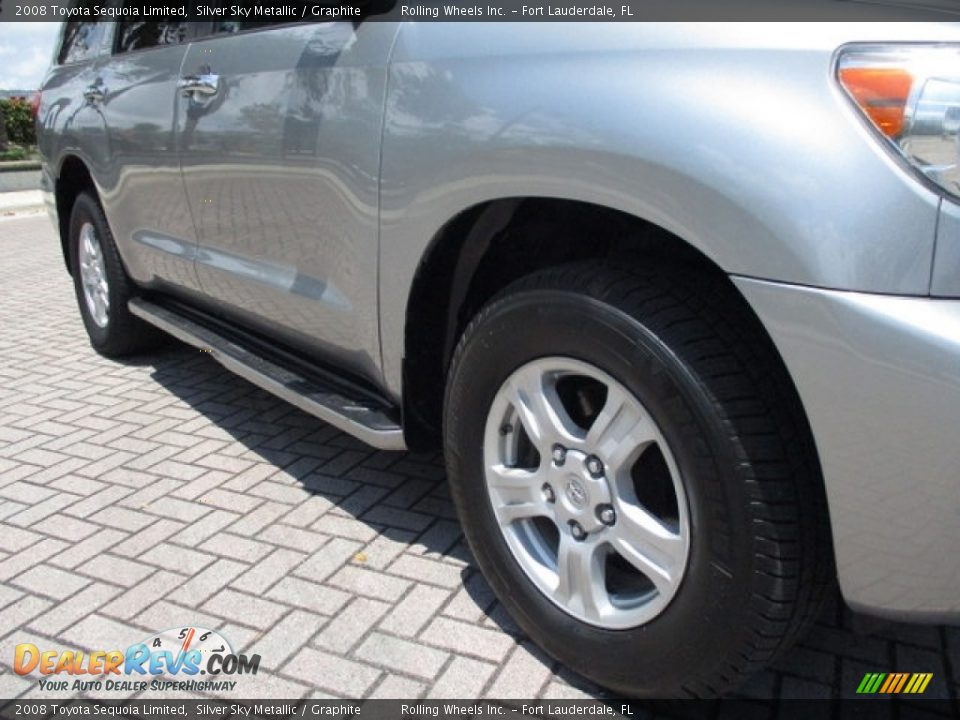 2008 Toyota Sequoia Limited Silver Sky Metallic / Graphite Photo #25