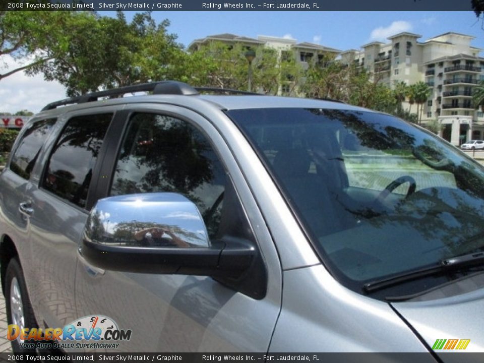2008 Toyota Sequoia Limited Silver Sky Metallic / Graphite Photo #29