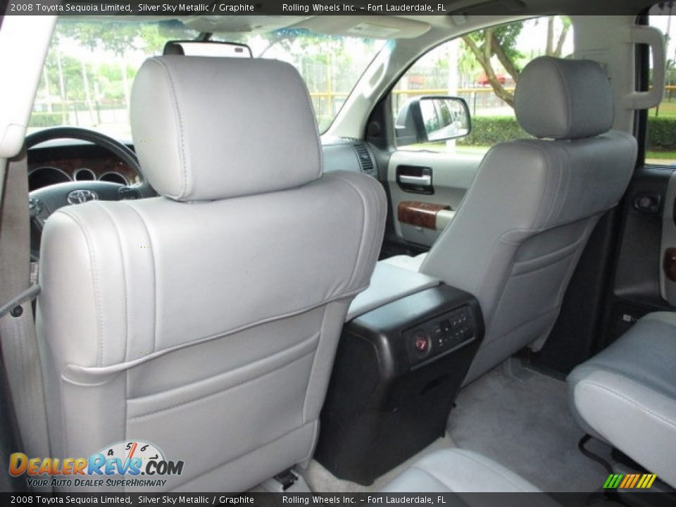 2008 Toyota Sequoia Limited Silver Sky Metallic / Graphite Photo #30