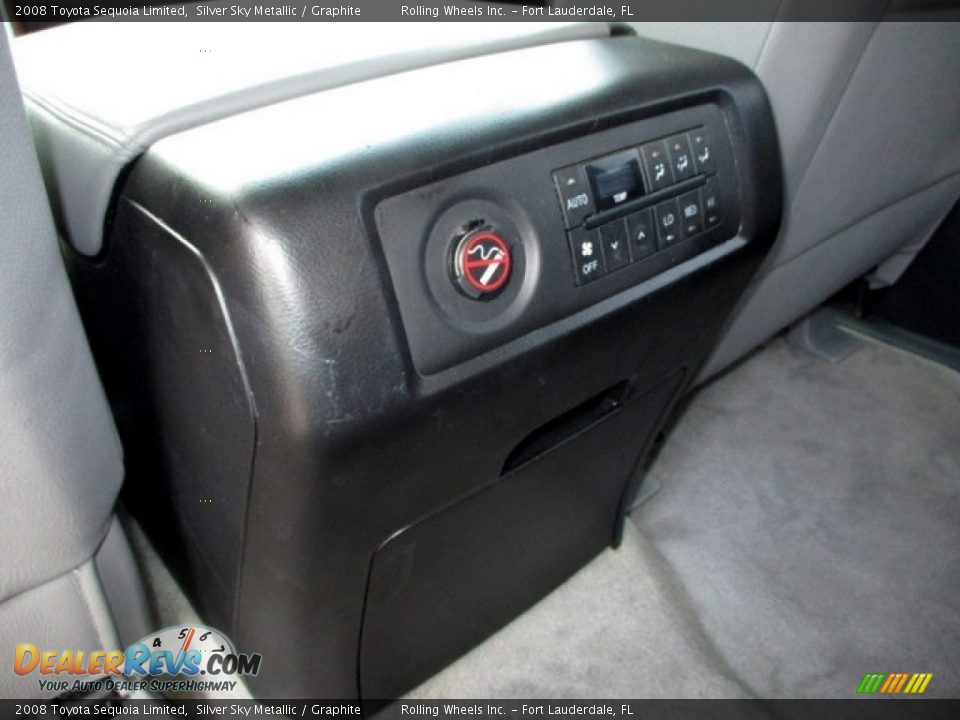 2008 Toyota Sequoia Limited Silver Sky Metallic / Graphite Photo #31