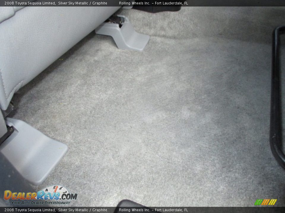 2008 Toyota Sequoia Limited Silver Sky Metallic / Graphite Photo #32