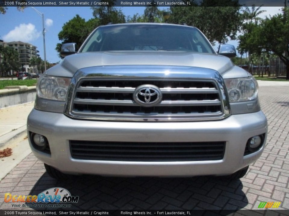 2008 Toyota Sequoia Limited Silver Sky Metallic / Graphite Photo #35