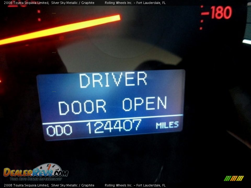 2008 Toyota Sequoia Limited Silver Sky Metallic / Graphite Photo #36