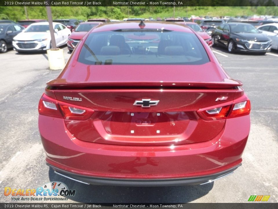 2019 Chevrolet Malibu RS Cajun Red Tintcoat / Jet Black Photo #4