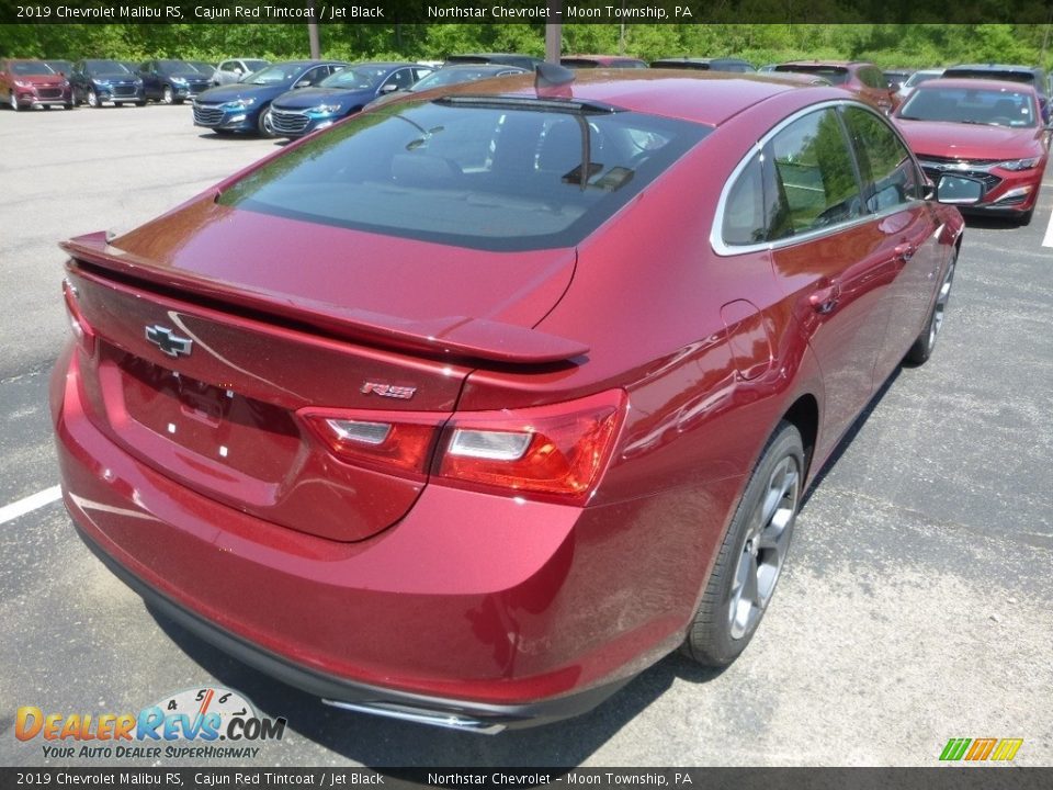2019 Chevrolet Malibu RS Cajun Red Tintcoat / Jet Black Photo #5