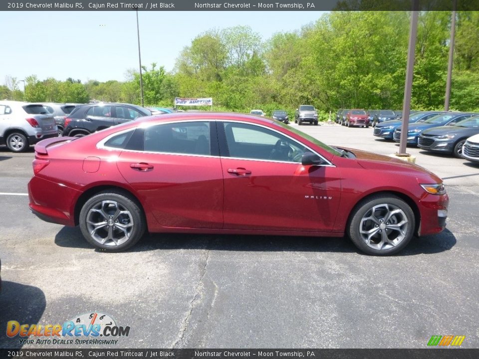 2019 Chevrolet Malibu RS Cajun Red Tintcoat / Jet Black Photo #6