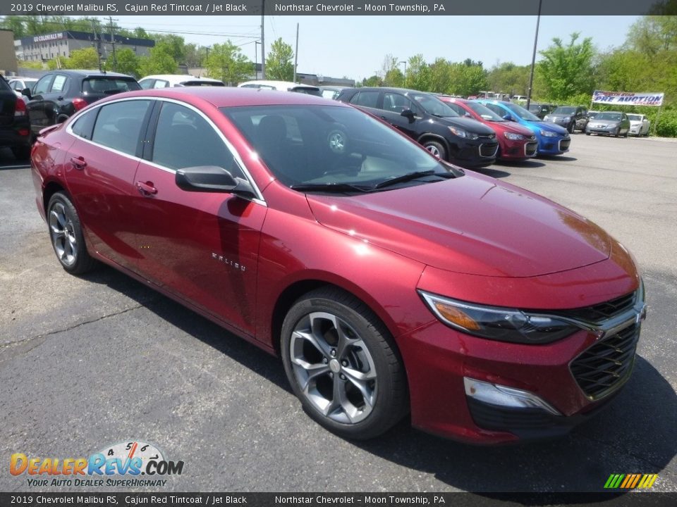 2019 Chevrolet Malibu RS Cajun Red Tintcoat / Jet Black Photo #7