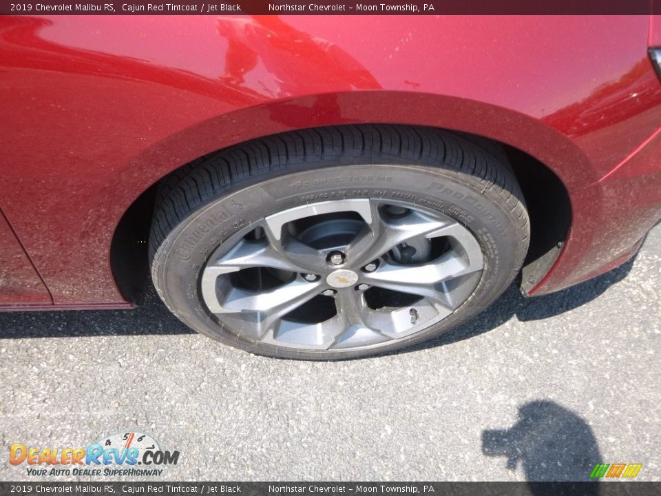 2019 Chevrolet Malibu RS Cajun Red Tintcoat / Jet Black Photo #9