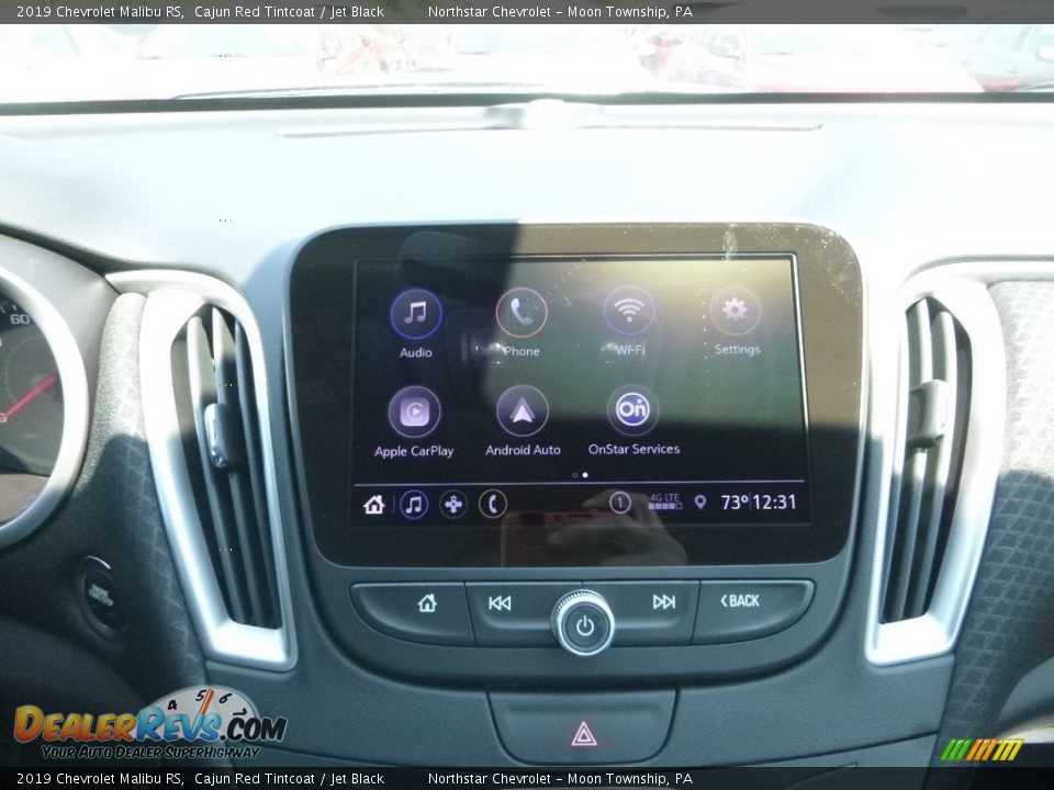 2019 Chevrolet Malibu RS Cajun Red Tintcoat / Jet Black Photo #16