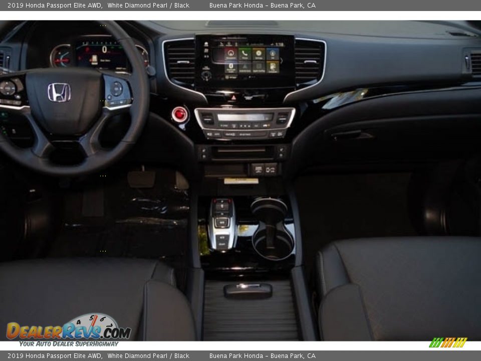 2019 Honda Passport Elite AWD White Diamond Pearl / Black Photo #17