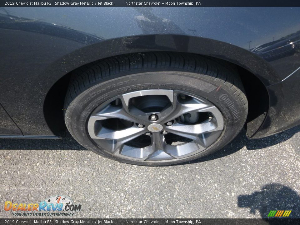 2019 Chevrolet Malibu RS Shadow Gray Metallic / Jet Black Photo #9