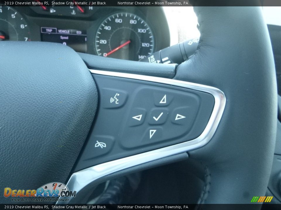 2019 Chevrolet Malibu RS Shadow Gray Metallic / Jet Black Photo #19