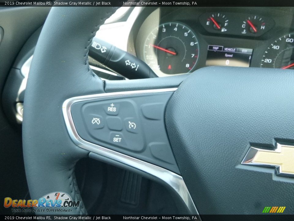 2019 Chevrolet Malibu RS Shadow Gray Metallic / Jet Black Photo #20