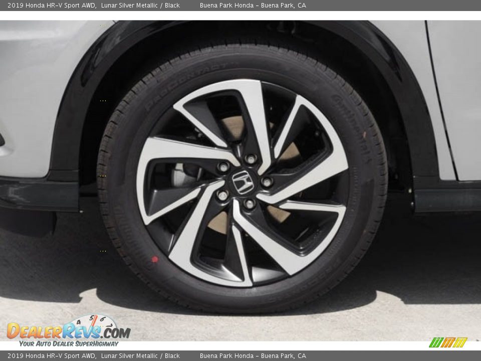 2019 Honda HR-V Sport AWD Lunar Silver Metallic / Black Photo #9