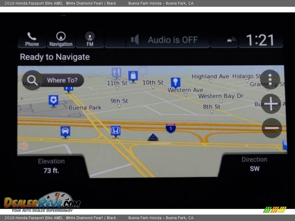 2019 Honda Passport Elite AWD White Diamond Pearl / Black Photo #34