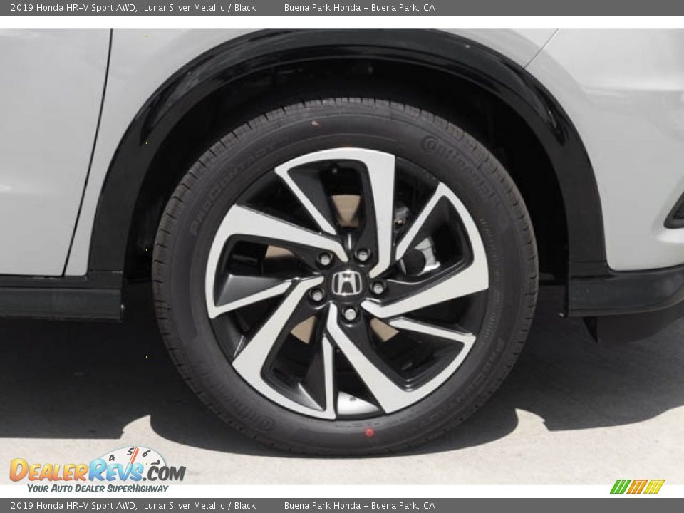 2019 Honda HR-V Sport AWD Lunar Silver Metallic / Black Photo #12