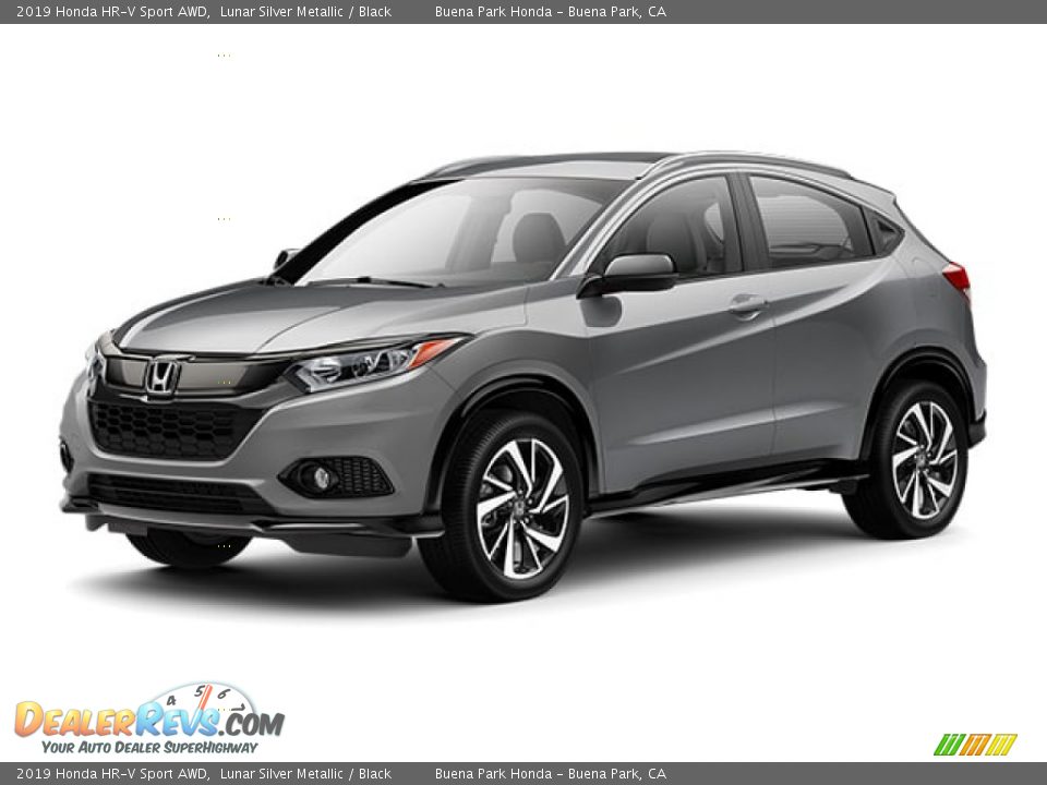 2019 Honda HR-V Sport AWD Lunar Silver Metallic / Black Photo #34