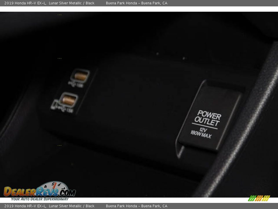 2019 Honda HR-V EX-L Lunar Silver Metallic / Black Photo #29