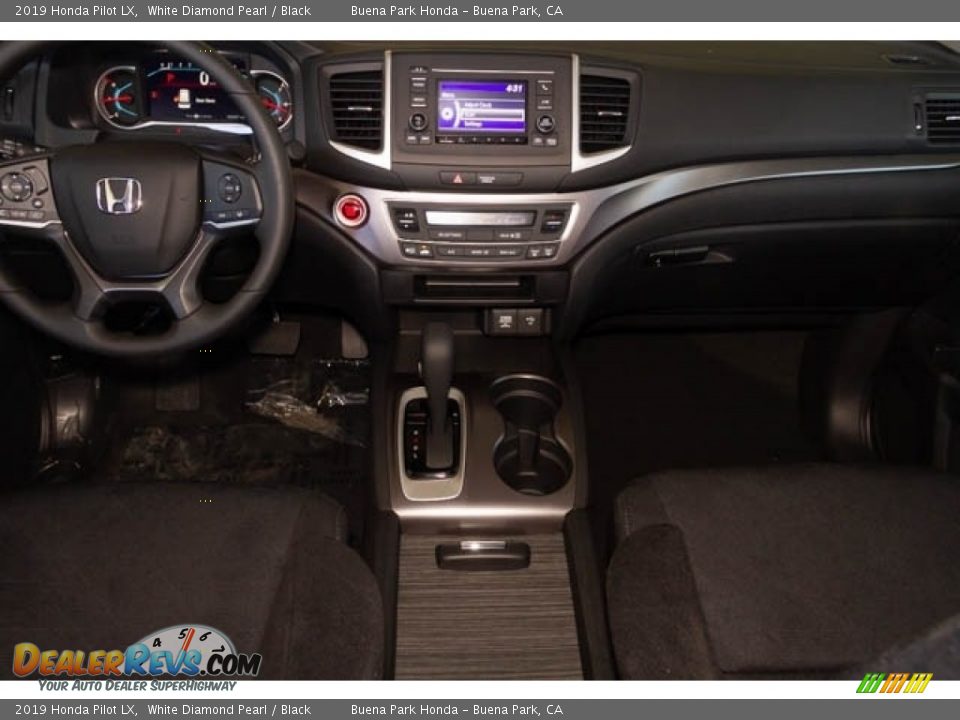 2019 Honda Pilot LX White Diamond Pearl / Black Photo #18