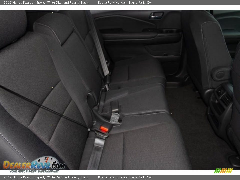 2019 Honda Passport Sport White Diamond Pearl / Black Photo #30