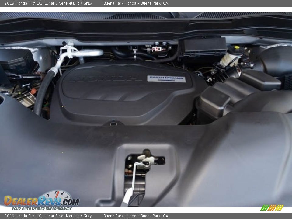2019 Honda Pilot LX Lunar Silver Metallic / Gray Photo #9