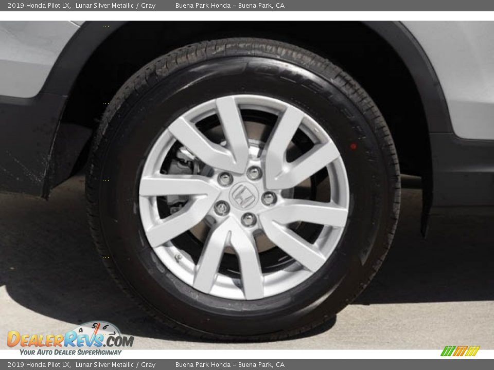 2019 Honda Pilot LX Lunar Silver Metallic / Gray Photo #10