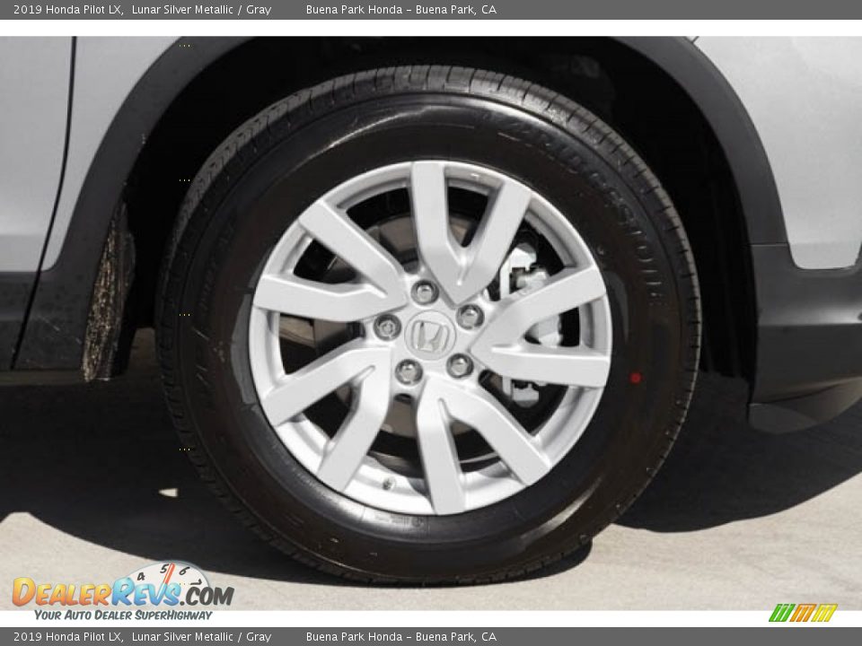 2019 Honda Pilot LX Lunar Silver Metallic / Gray Photo #11