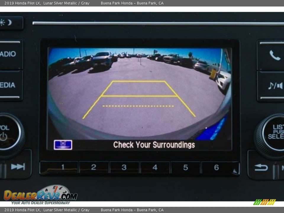 2019 Honda Pilot LX Lunar Silver Metallic / Gray Photo #14