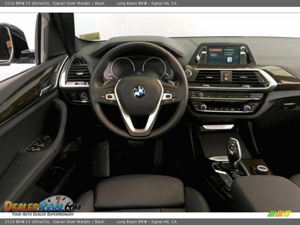2019 BMW X3 sDrive30i Glacier Silver Metallic / Black Photo #4
