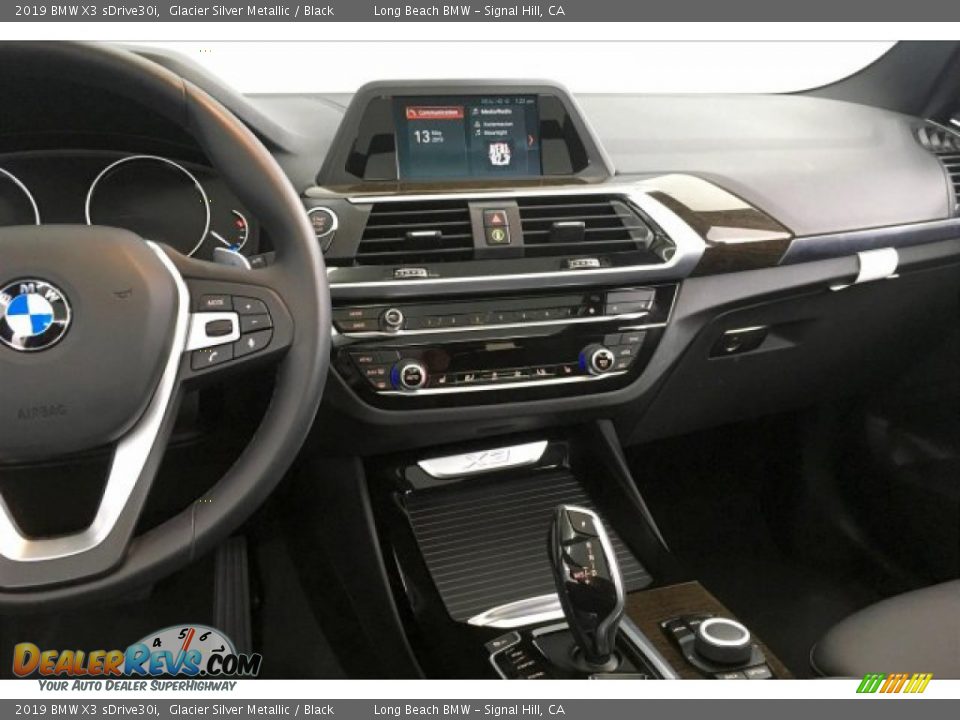 2019 BMW X3 sDrive30i Glacier Silver Metallic / Black Photo #5