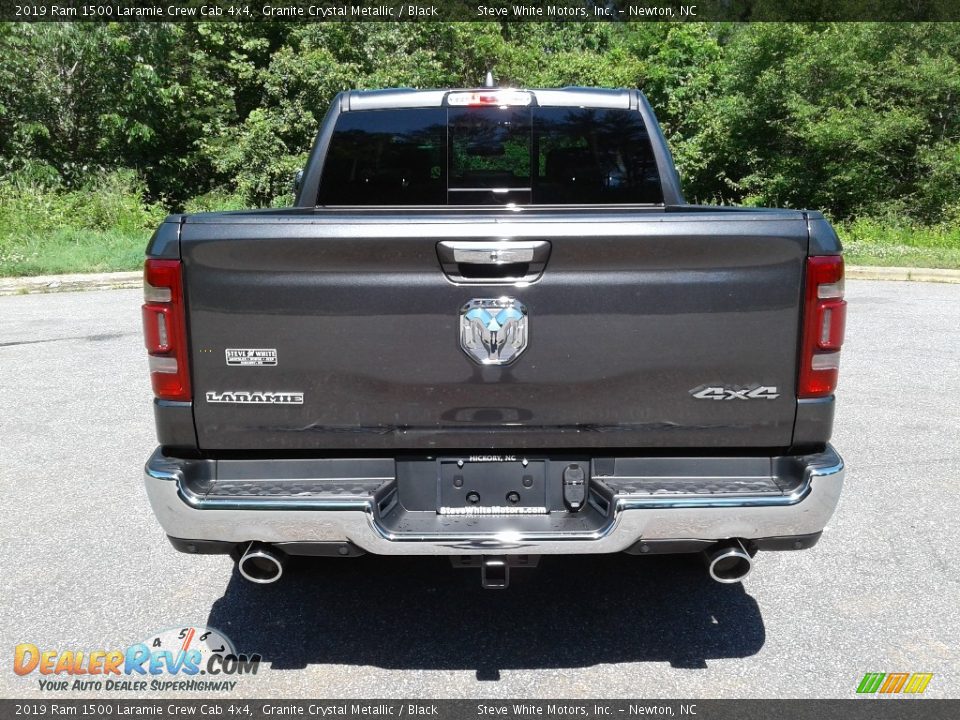 2019 Ram 1500 Laramie Crew Cab 4x4 Granite Crystal Metallic / Black Photo #7