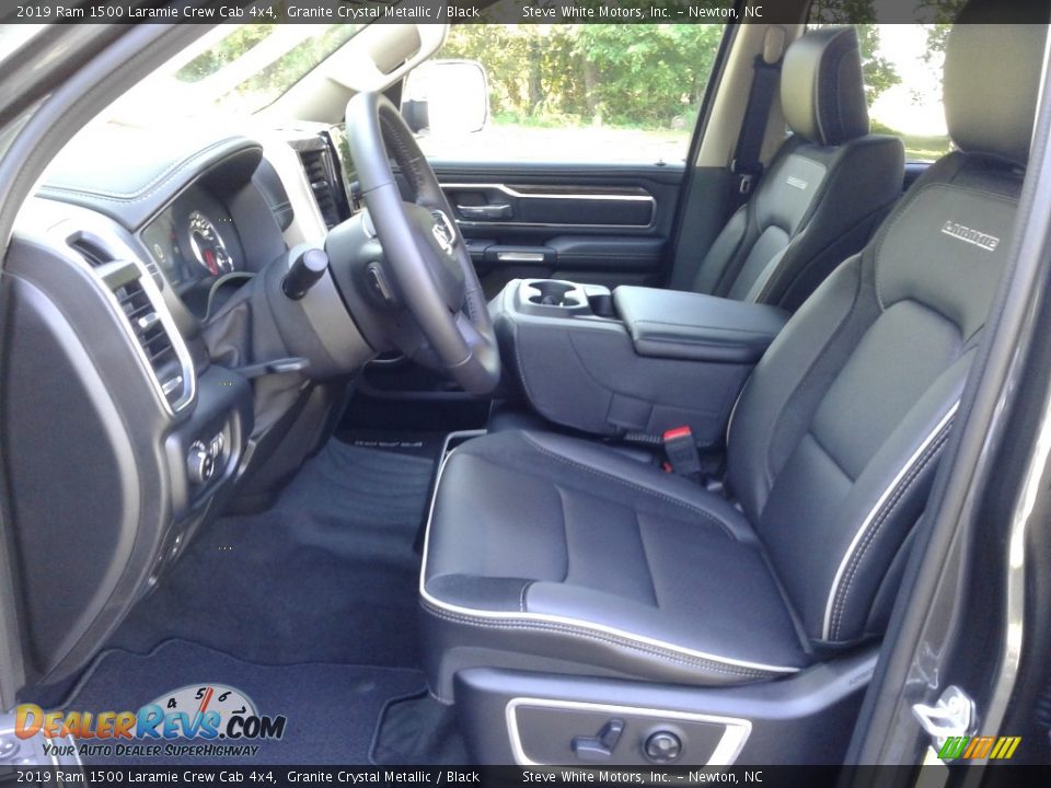 2019 Ram 1500 Laramie Crew Cab 4x4 Granite Crystal Metallic / Black Photo #10