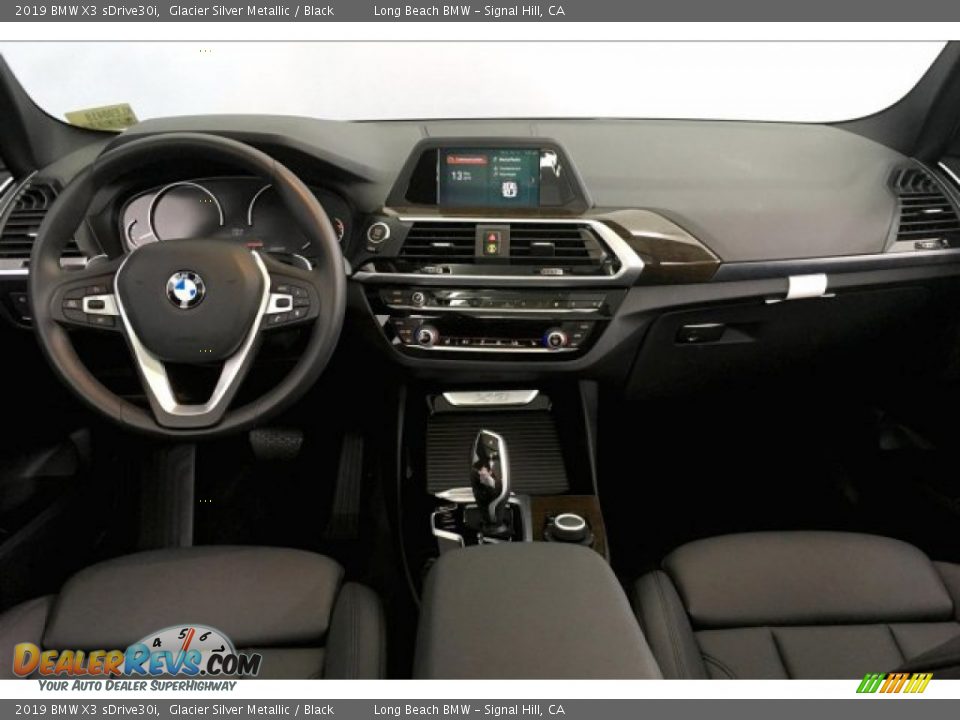 2019 BMW X3 sDrive30i Glacier Silver Metallic / Black Photo #20