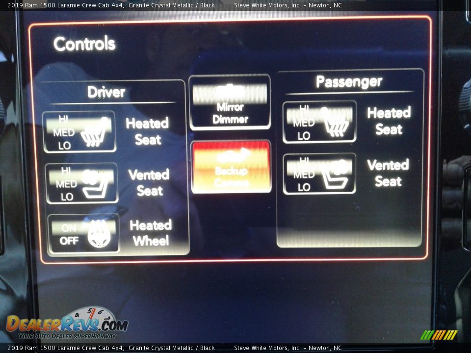 2019 Ram 1500 Laramie Crew Cab 4x4 Granite Crystal Metallic / Black Photo #25