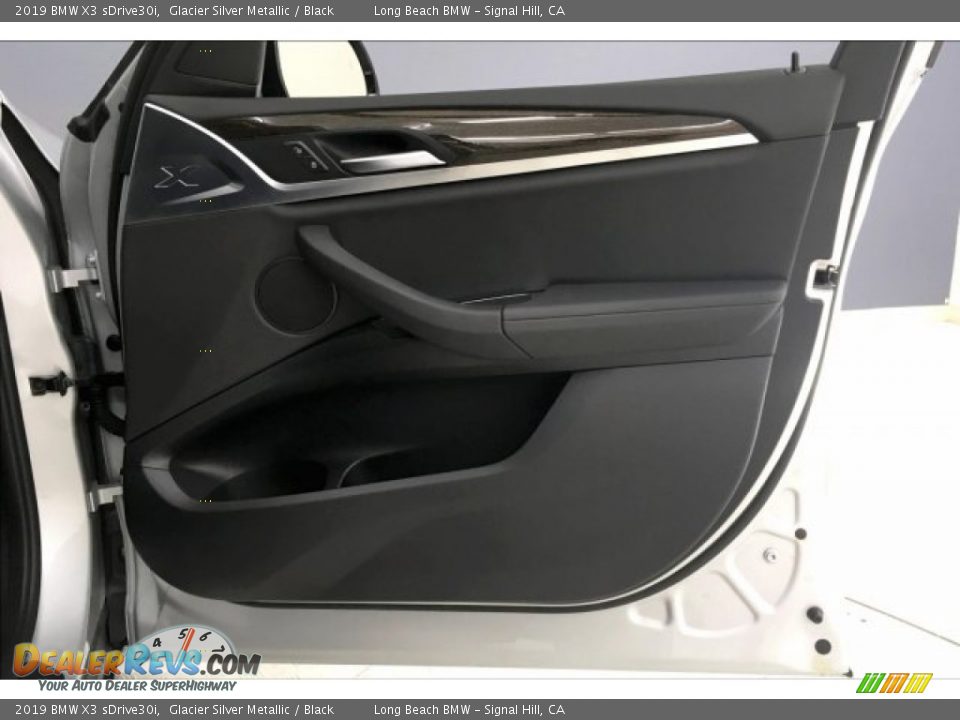 2019 BMW X3 sDrive30i Glacier Silver Metallic / Black Photo #26