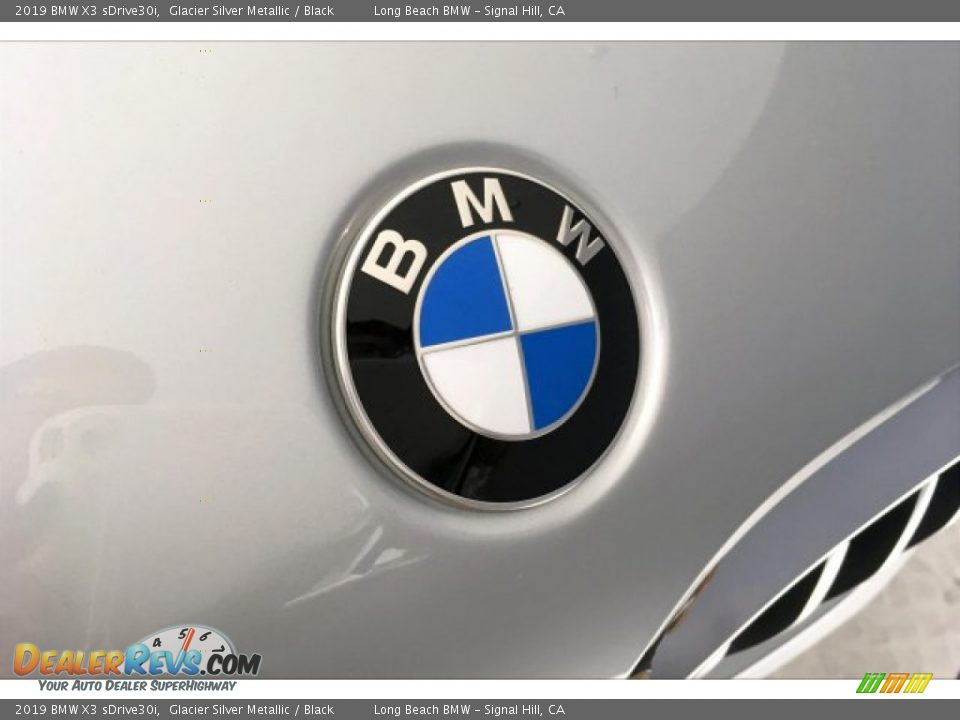 2019 BMW X3 sDrive30i Glacier Silver Metallic / Black Photo #29