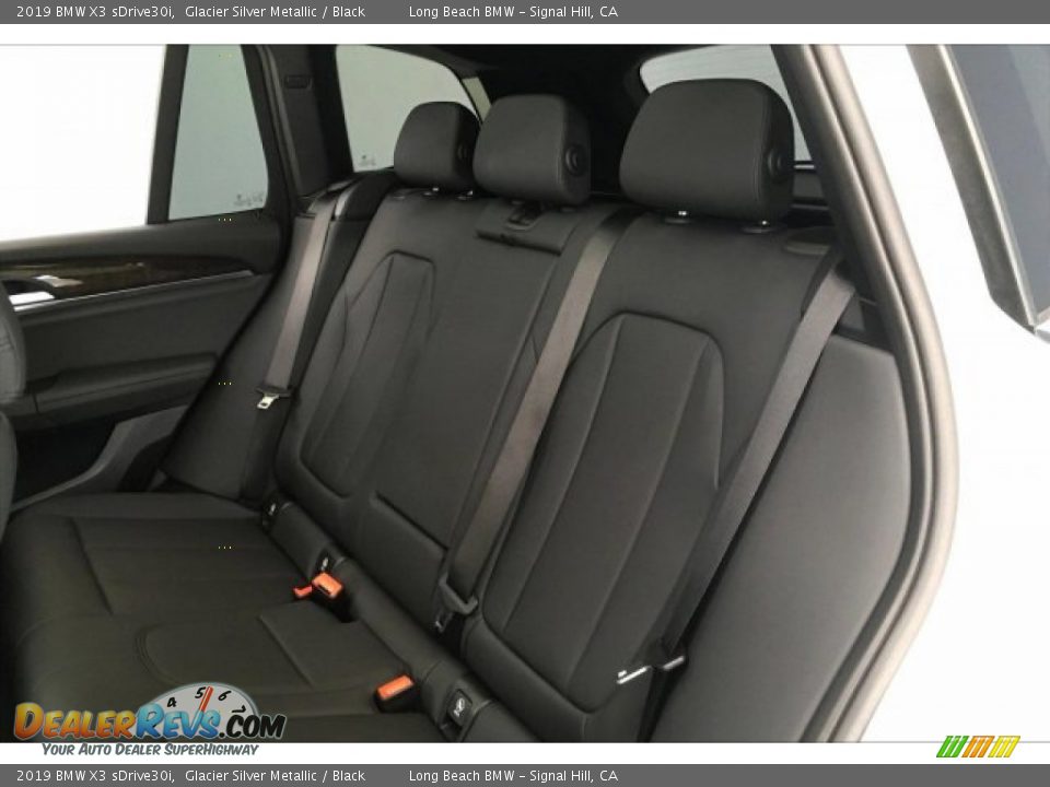 2019 BMW X3 sDrive30i Glacier Silver Metallic / Black Photo #33