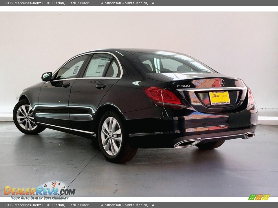 2019 Mercedes-Benz C 300 Sedan Black / Black Photo #2
