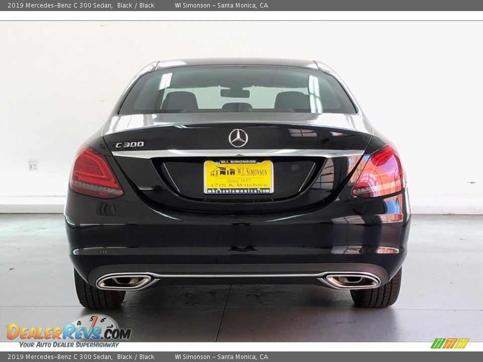 2019 Mercedes-Benz C 300 Sedan Black / Black Photo #3