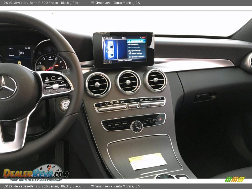 2019 Mercedes-Benz C 300 Sedan Black / Black Photo #6