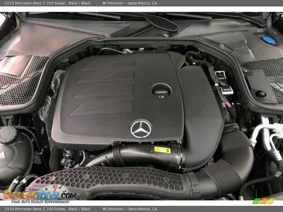 2019 Mercedes-Benz C 300 Sedan Black / Black Photo #8