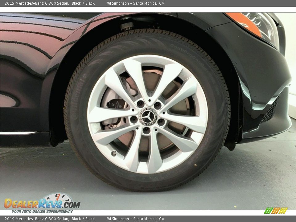 2019 Mercedes-Benz C 300 Sedan Black / Black Photo #9