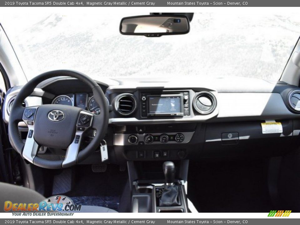 2019 Toyota Tacoma SR5 Double Cab 4x4 Magnetic Gray Metallic / Cement Gray Photo #7