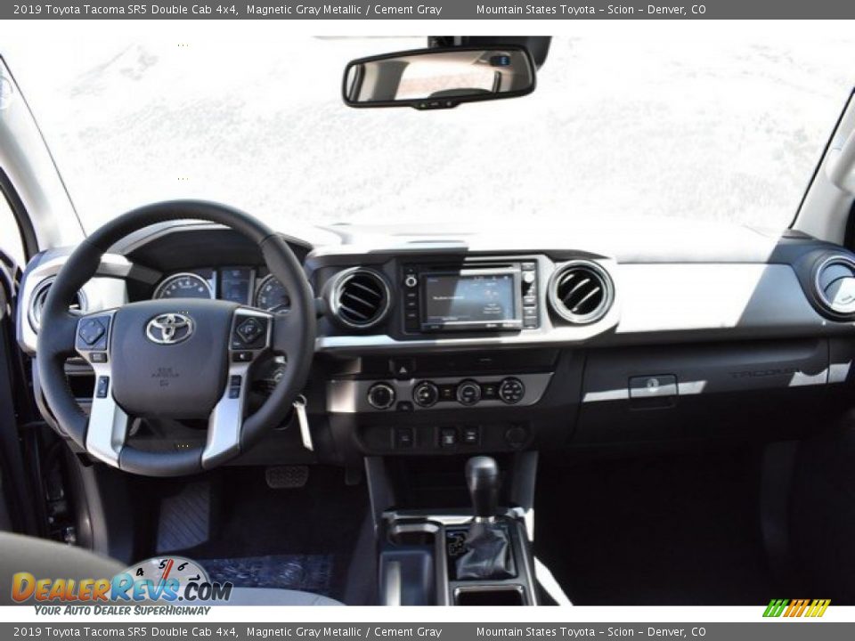 2019 Toyota Tacoma SR5 Double Cab 4x4 Magnetic Gray Metallic / Cement Gray Photo #7