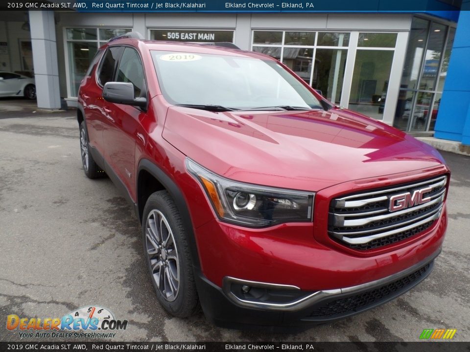 2019 GMC Acadia SLT AWD Red Quartz Tintcoat / Jet Black/Kalahari Photo #3