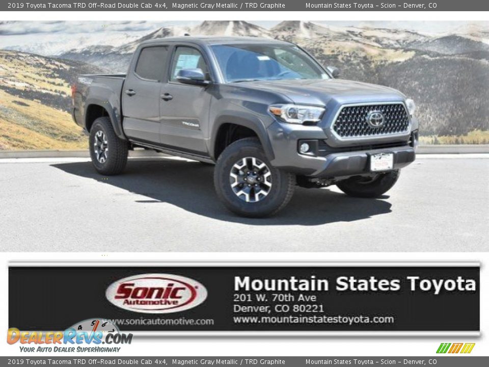2019 Toyota Tacoma TRD Off-Road Double Cab 4x4 Magnetic Gray Metallic / TRD Graphite Photo #1